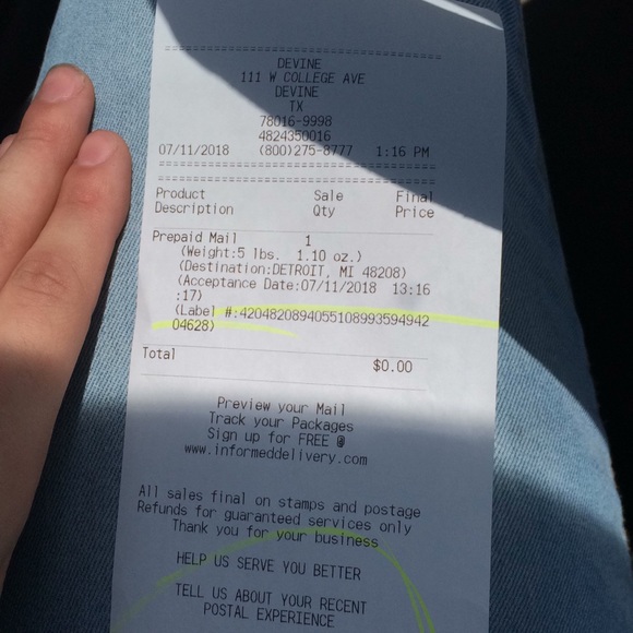 Shipping update - Picture 3 of 3